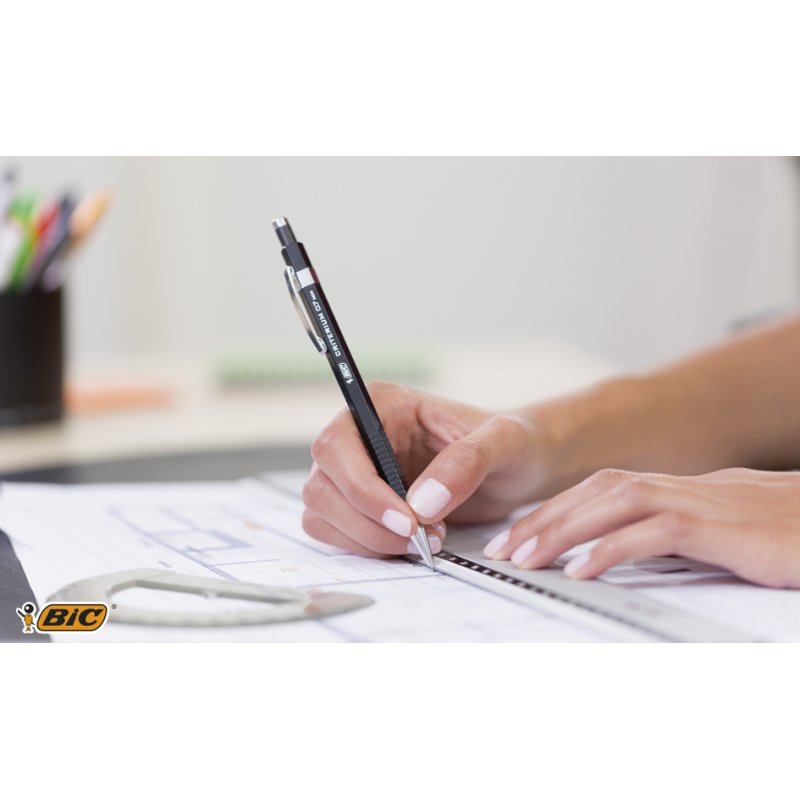 BIC vulpotlood Criterium 0,7 mm, HB, zwart