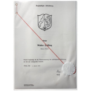 DURABLE documenthoezen A4 transparant PP 180 micron