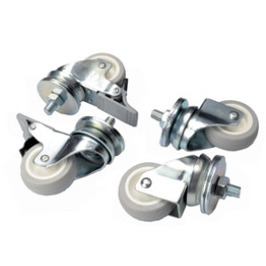 Instelbare rollenset voor wandverdeler