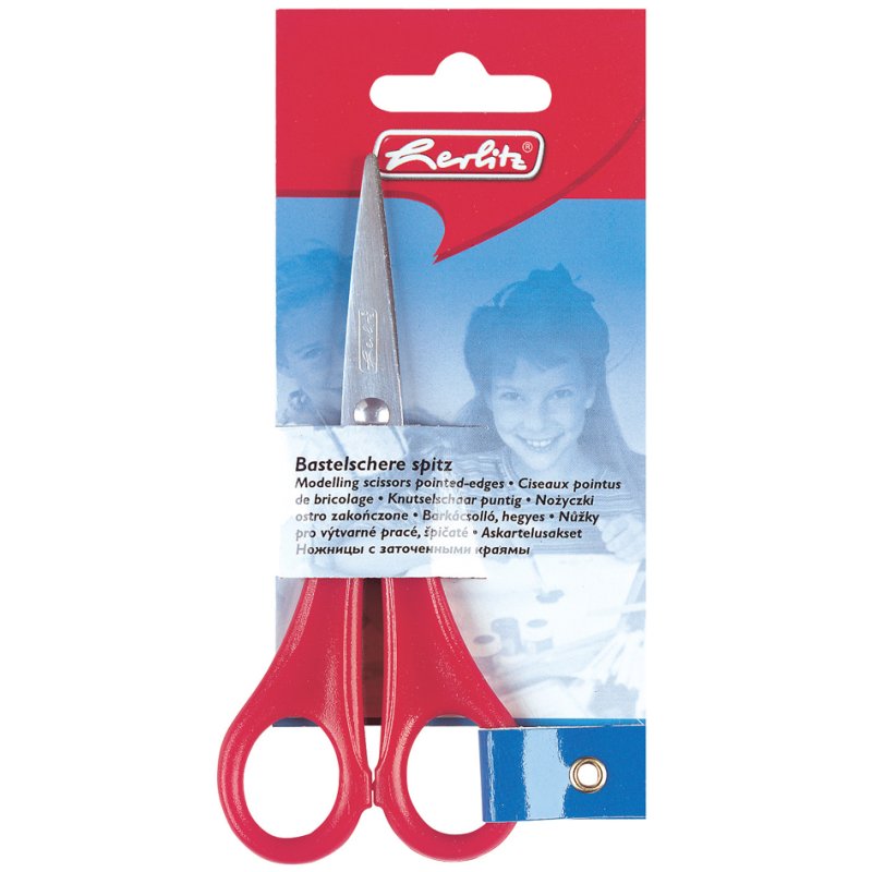 Herlitz Knutselschaar, puntig, 133 mm lang