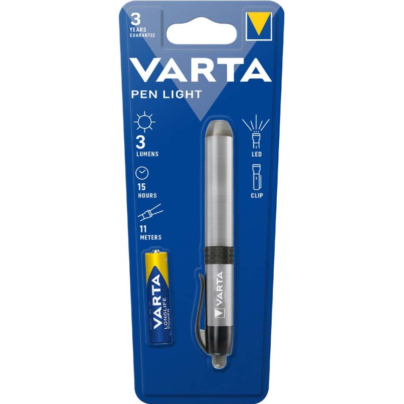 VARTA LED zaklamp pen light 1AAA inclusief batterij