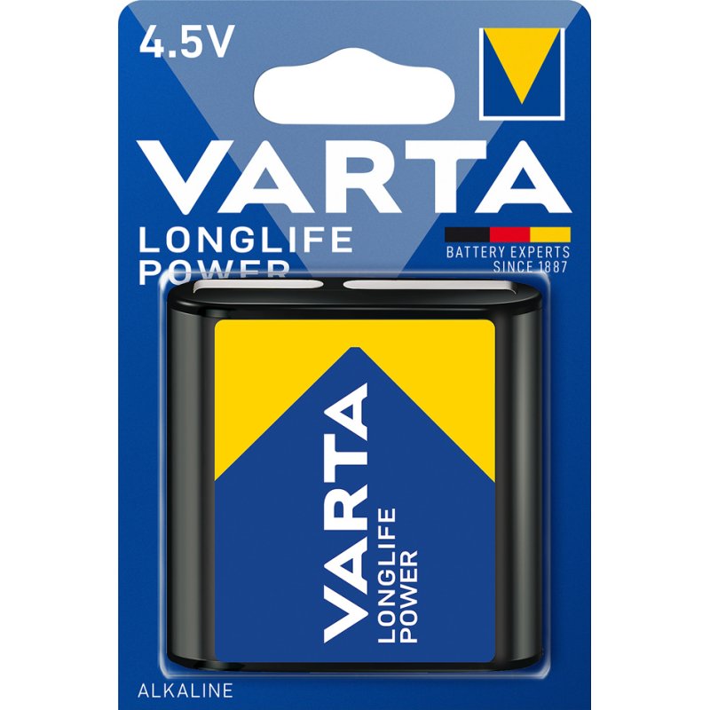 VARTA alkaline blokbatterij 4,5V Longlife Power