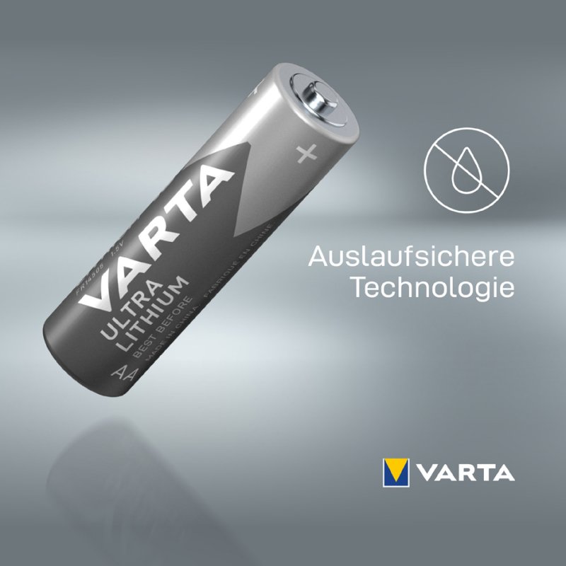 VARTA Lithium 9V batterij Ultra Lithium E-Block