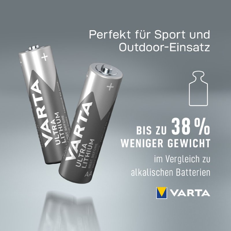 VARTA Lithium 9V batterij Ultra Lithium E-Block