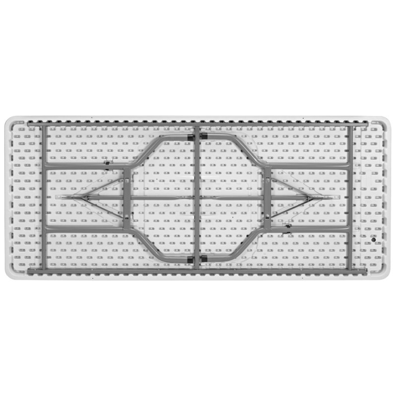 SODEMATUB klaptafel YCZ-183, polyethyleen blad, lichtgrijs, 183x76x74 cm