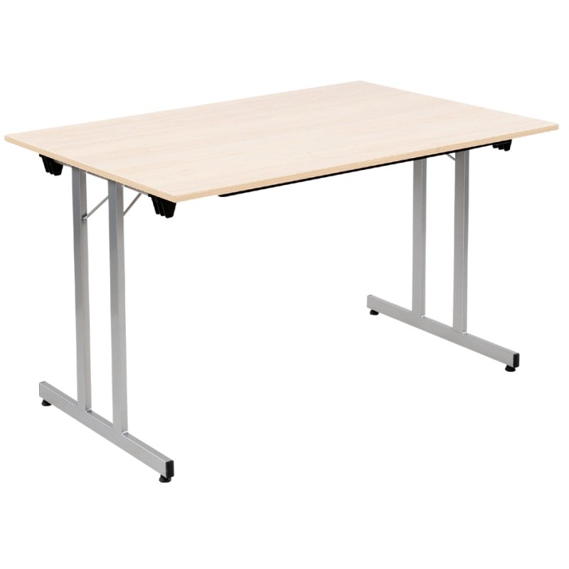 SODEMATUB klaptafel SODE, 1200 x 800 mm, grijs/aluminium