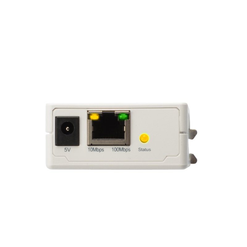 Snelle Ethernetprintserver, parallel, wit
