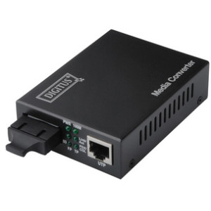 Glasvezel-naar-Ethernet mediaconverter, RJ45/SC, multimode