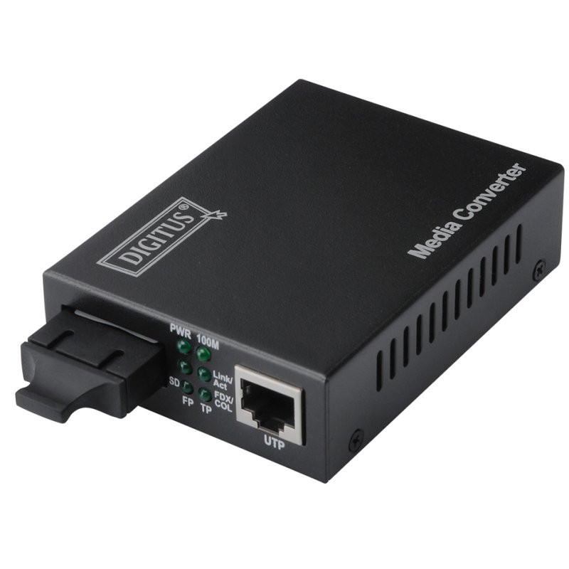 Glasvezel-naar-Ethernet mediaconverter, RJ45/SC, multimode