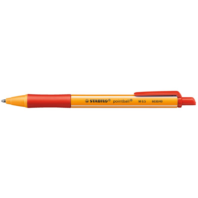STABILO balpenrefill rood 0,5 mm