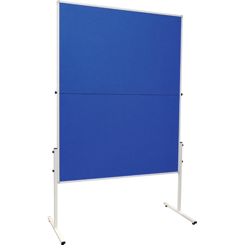 FRANKEN moderatietafel X-tra, inklapbaar, vilt, blauw