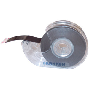 FRANKEN Magnetische tape met dispenser, zwart, 19 mm x 8 m