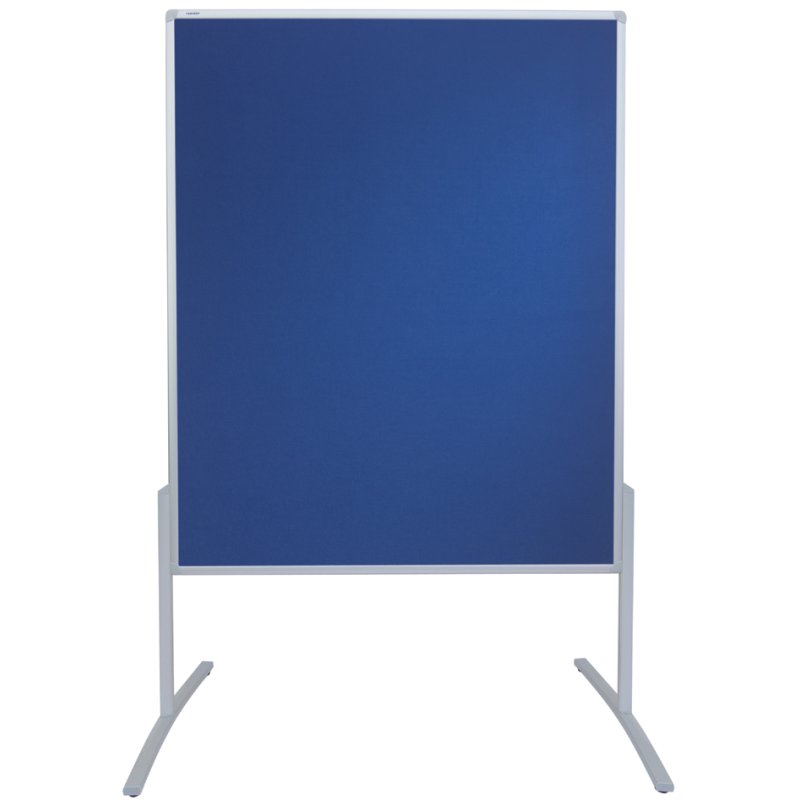 FRANKEN moderatietafel PRO, 1200 x 1500 mm, vilt grijs