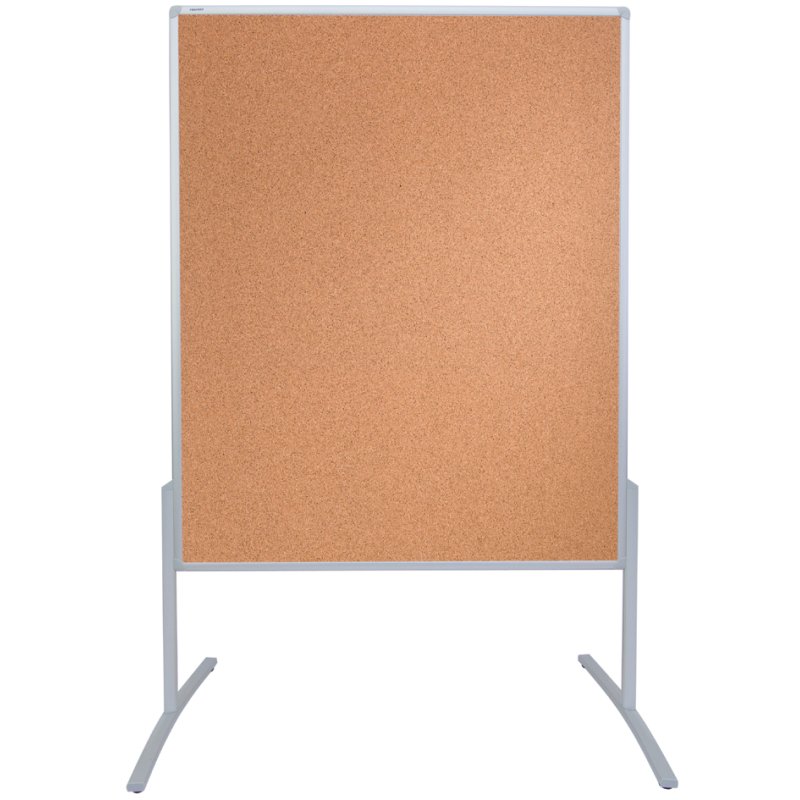 FRANKEN moderatietafel PRO, 1200 x 1500 mm, kurk bruin