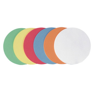 FRANKEN moderatiekaarten rond, diameter 195 mm, gesorteerd