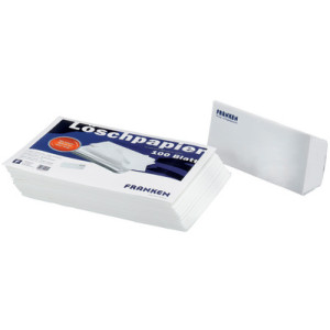 FRANKEN wispapier voor schoolbordragers 100 vel