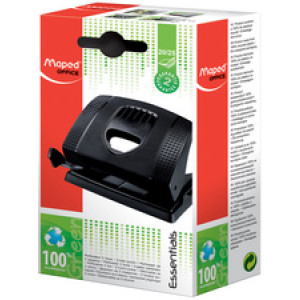 Maped perforator Essentials Green 20-25 vel, zwart