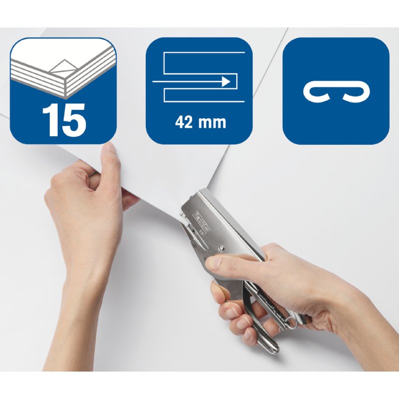 Rapid nietmachine Supreme S51, nietcapaciteit 15 vel, zwart