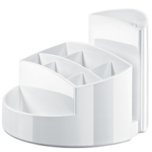 HAN bureaustandaard RONDO polystyrol 9 vakken donkergrijs