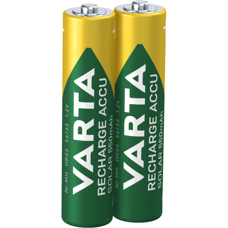 VARTA oplaadbare AA batterijen NiMH 800 mAh voor solar toepassingen