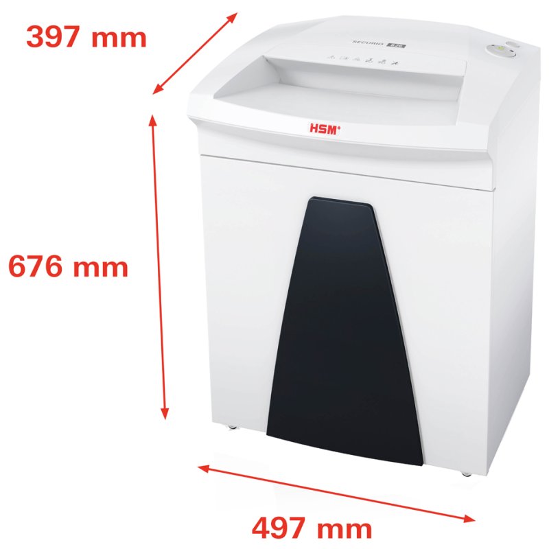 HSM papiervernietiger SECURIO B26, partikelsnit 4,5x30 mm, beveiligingsniveau P-4