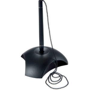 HAN pennenhouder DELTA kunststof zwart/blauw