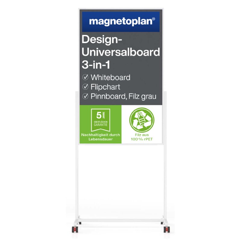magnetoplan Universal Board, 750 x 1200 mm, blauw