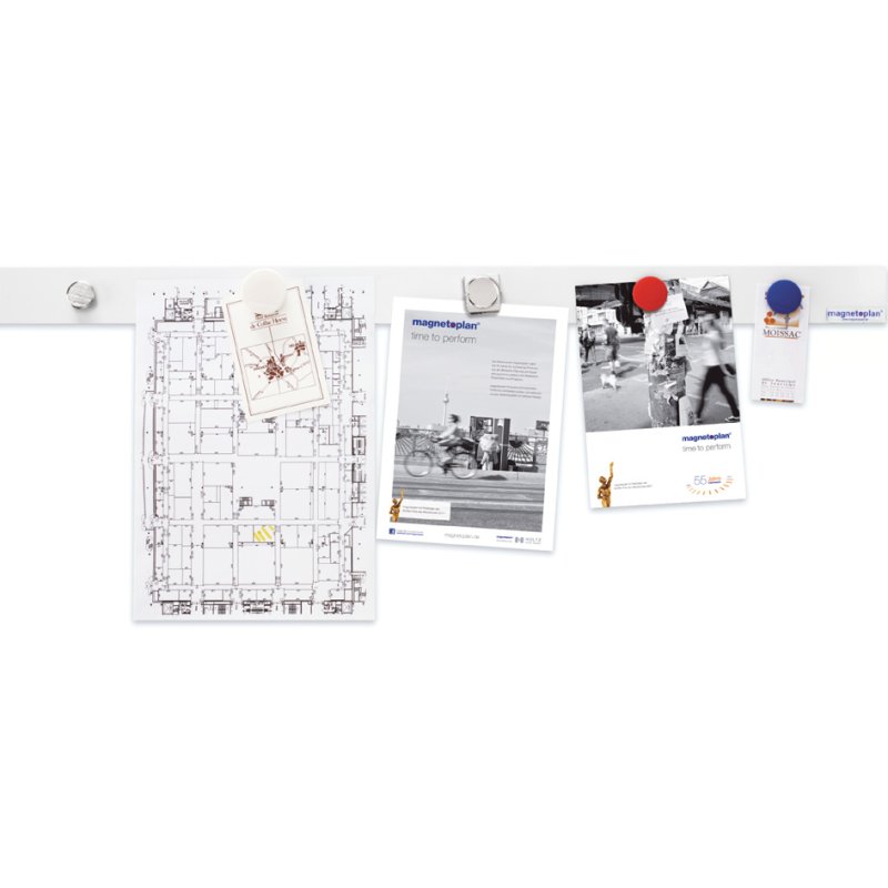 Magnetoplan magneetstrip voor wand, zelfklevend, 500mm - 10 stuks