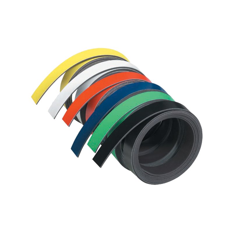 FRANKEN Magneetband 100 x 1 x 0,1 cm, rood