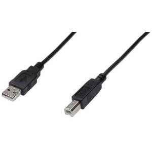 DIGITUS USB 2.0 kabel USB-A naar USB-B 3,0 meter