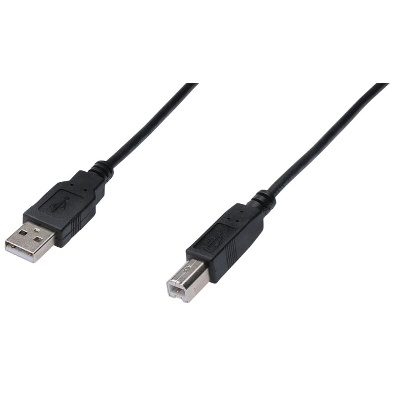 DIGITUS USB 2.0 kabel USB-A naar USB-B 3,0 meter