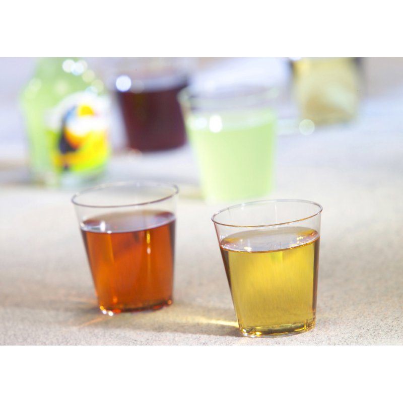 Plastic schnapsglaasjes 4 cl, helder