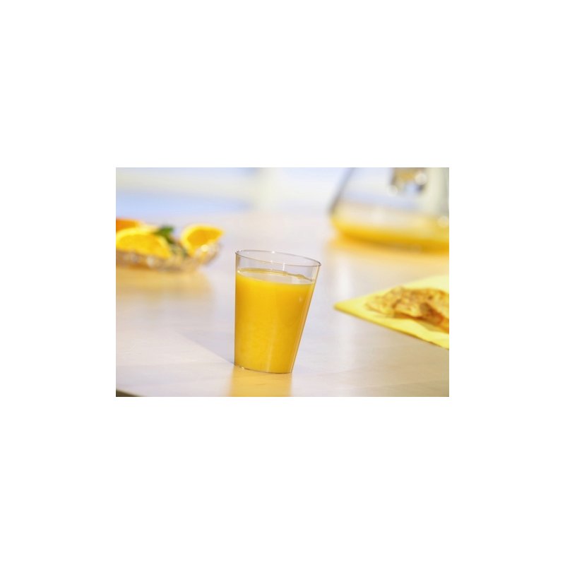 Kunststof drinkbekertjes 0,4 liter kristalhelder 50 stuks