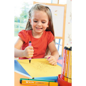 Stabilo viltstiftset Trio Scribbi, zwart