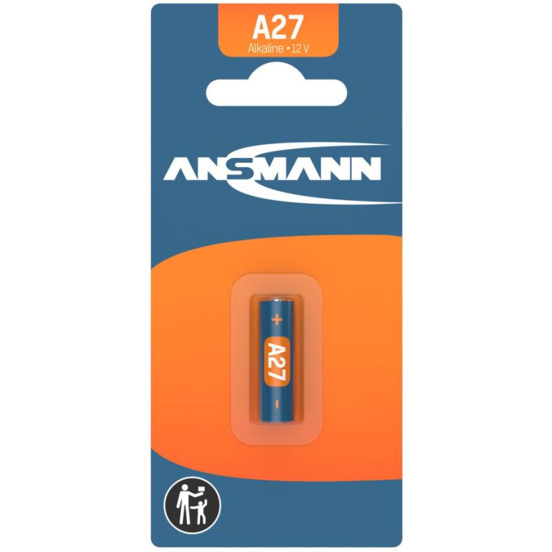 ANSMANN alkaline batterij A27, 12V, 1 stuk