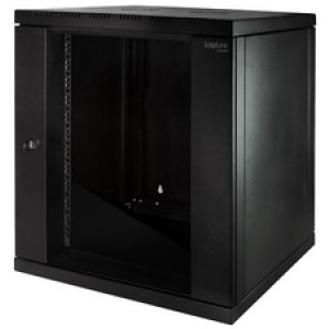 LogiLink Professional wandkast 19 inch, 12 HE, zwart