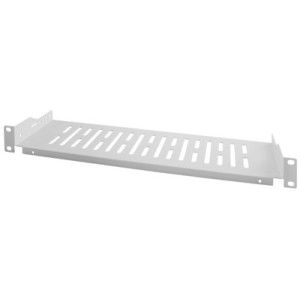 LogiLink 19" Vaste vakkenbak, 1 HE, 150 mm, zwart