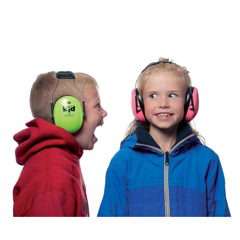 3M Peltor gehoorbescherming voor kinderen H510 neongroen/zwart