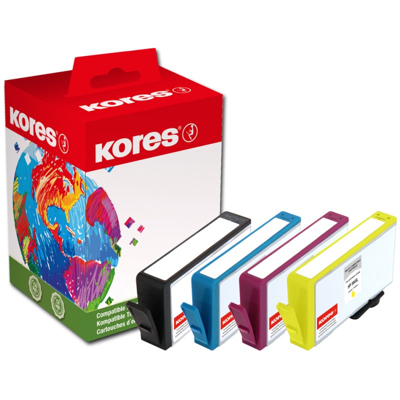 Kores Multi-Pack Inktcartridge G1766KIT vervangt HP 3YP35AE / No.963X