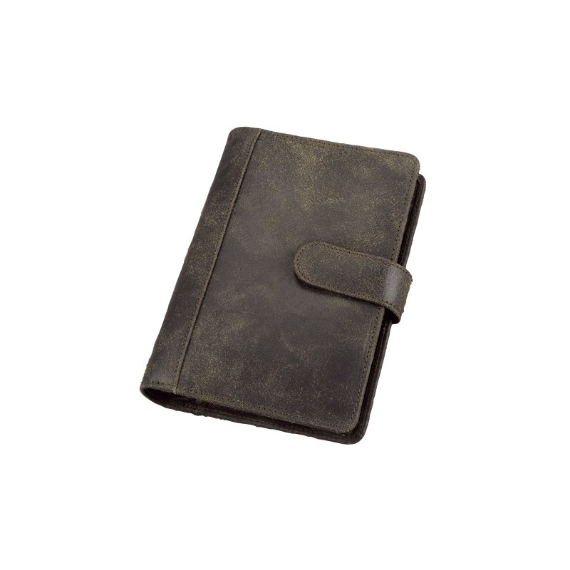 Gebonden agenda model 10101-1, A6-formaat, zonder kalender, bruin