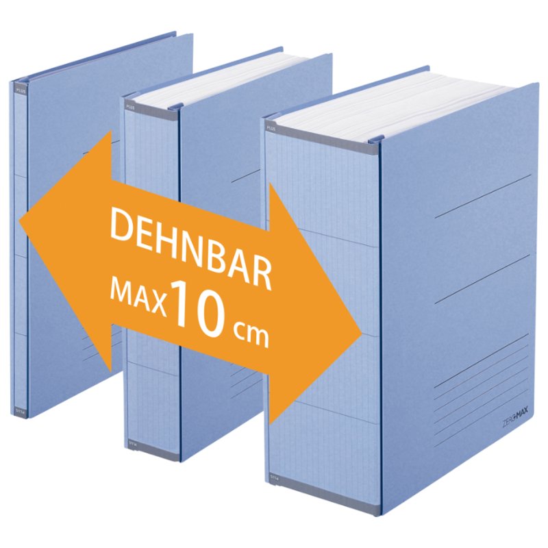 PLUS JAPAN Zeromax archiefordner A4 breed, roze