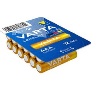 VARTA Alkaline batterijen AAA longlife big box 12 stuks
