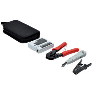 Netwerkinstrumentenset met draagtasje