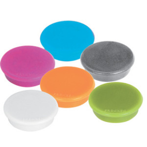 FRANKEN haftmagneten MagFun, diameter 32 mm, lichtblauw