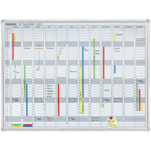 FRANKEN datumstroken voor planningsbord JK1203, wit