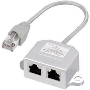 LogiLink RJ45 T-Adapter, parallel doorgelust