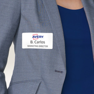 AVERY Zweckform naamstickers inkjetprinter, 85 x 50 mm, ovaal