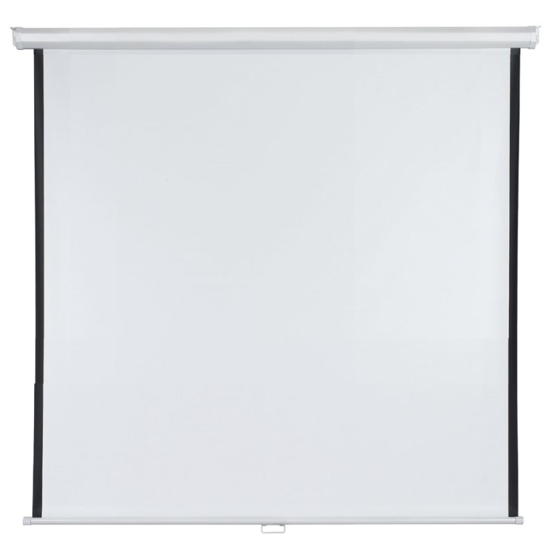 FRANKEN projectiescherm X-tra!Line, 2400 x 2400 mm, handmatig, wit