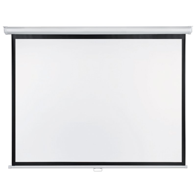 FRANKEN projectiescherm X-tra!Line, 2400 x 2400 mm, handmatig, wit