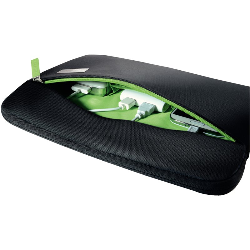 LEITZ tablettas Complete voor 10 inch tablets, zwart polyester met ritssluiting